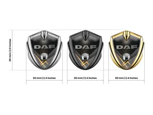 Daf Emblem Fender Badge Durable Stylish Design